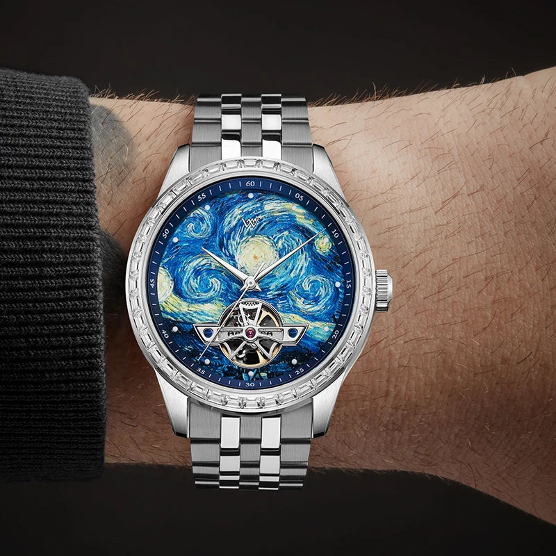 Starry Night Oil Van Gogh Watch