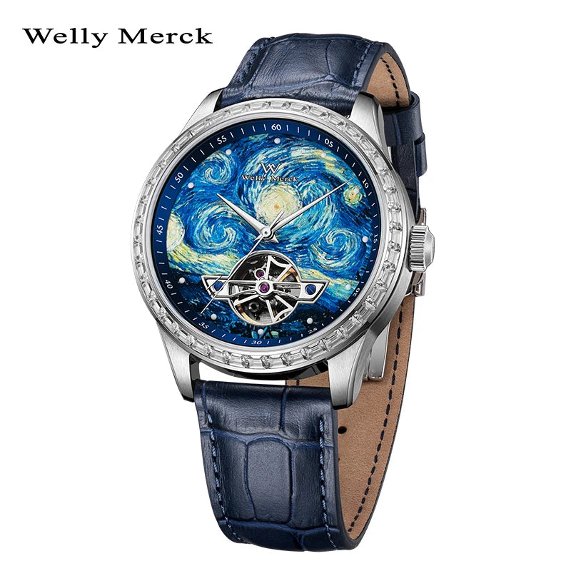 Starry Night Oil Van Gogh Watch